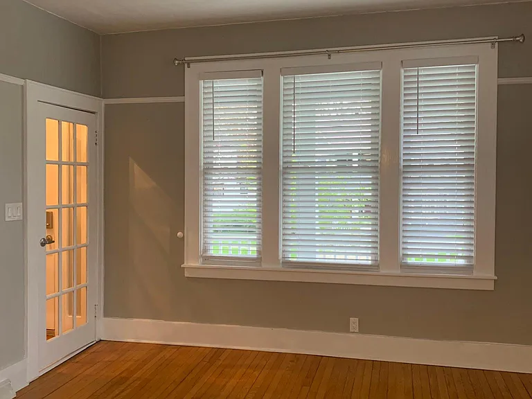 Living room front windows