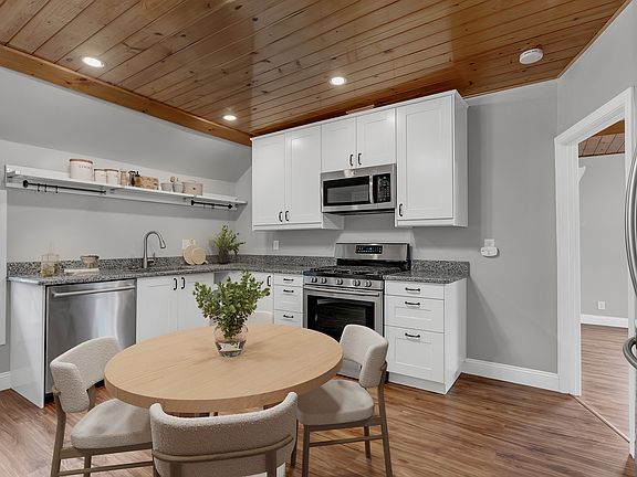 Kitchen. Furniture not included in rental.