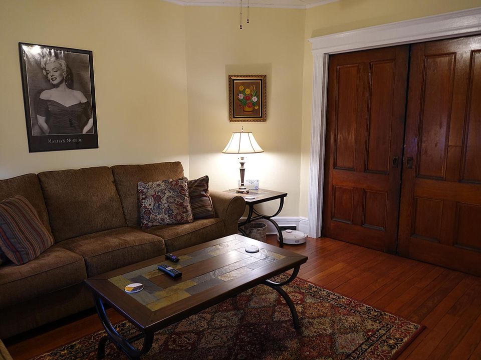 Living Room with pocket doors closed.