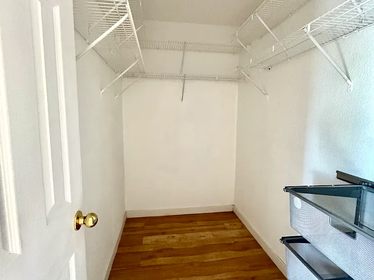 Walk in closet in bedroom 1