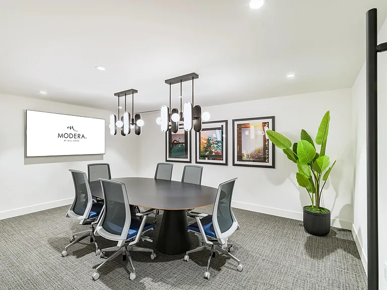 Discover the second-floor coworking space, thoughtfully designed with three unique areas to suit your workstyle_from a collaborative table for six, to a cozy nook for two, and a private spot for one.