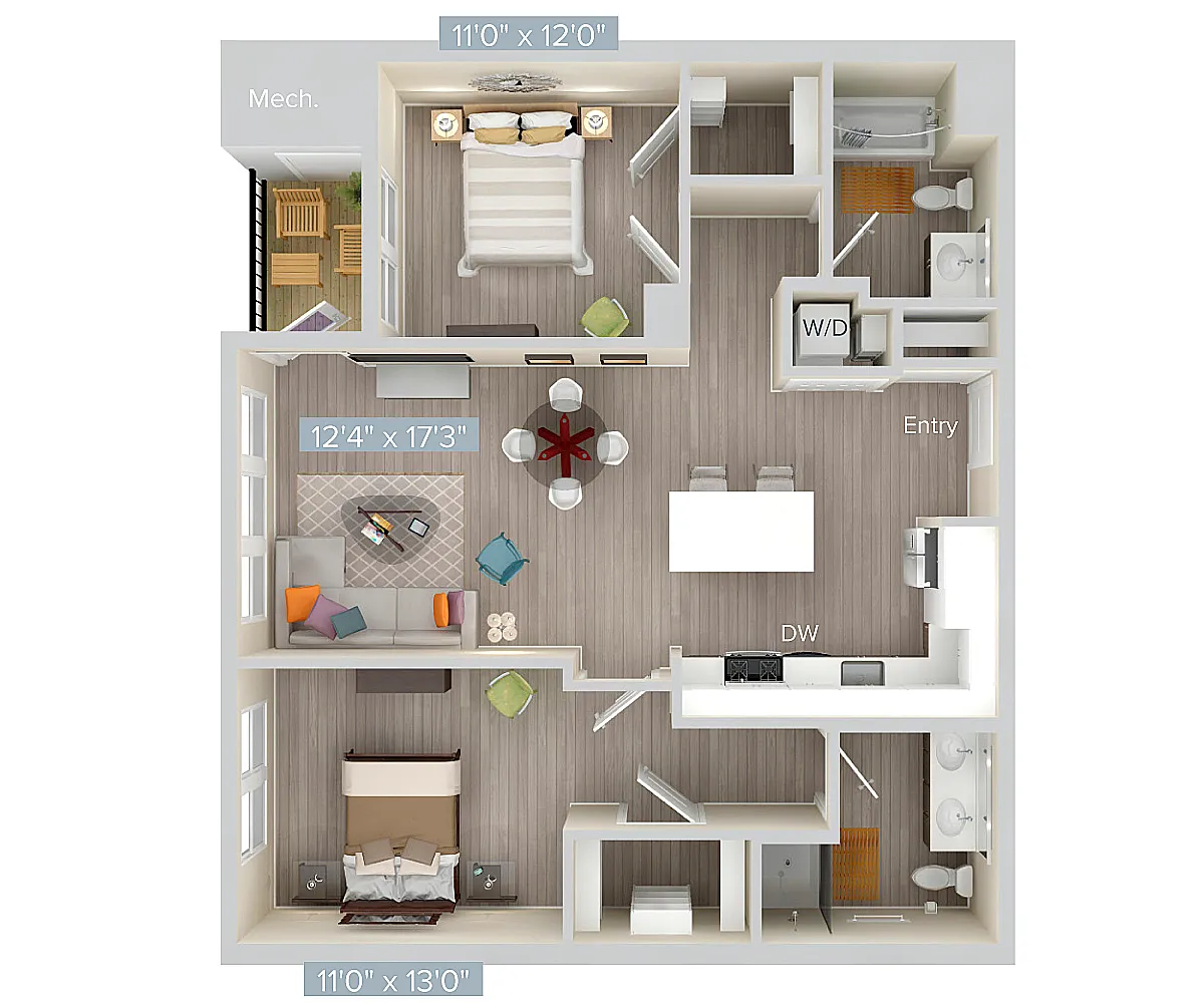 Floor plan B1-urb-1093