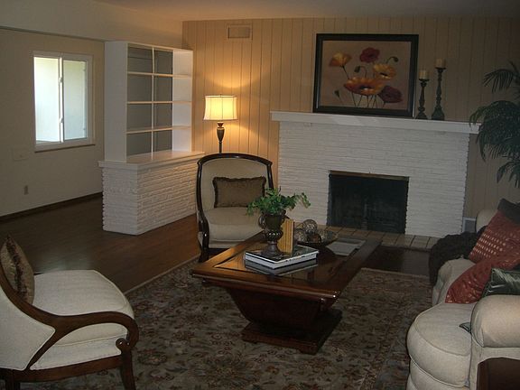 Living Room View of Fireplace