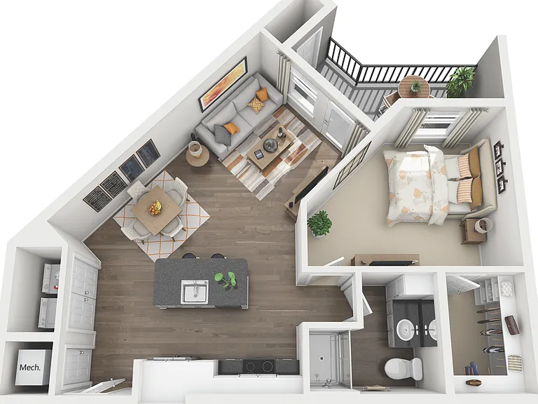 a1 floor plan Leigh House