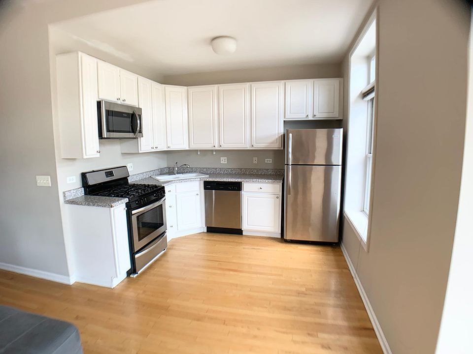 Stainless appliances, microwave, and dishwasher.