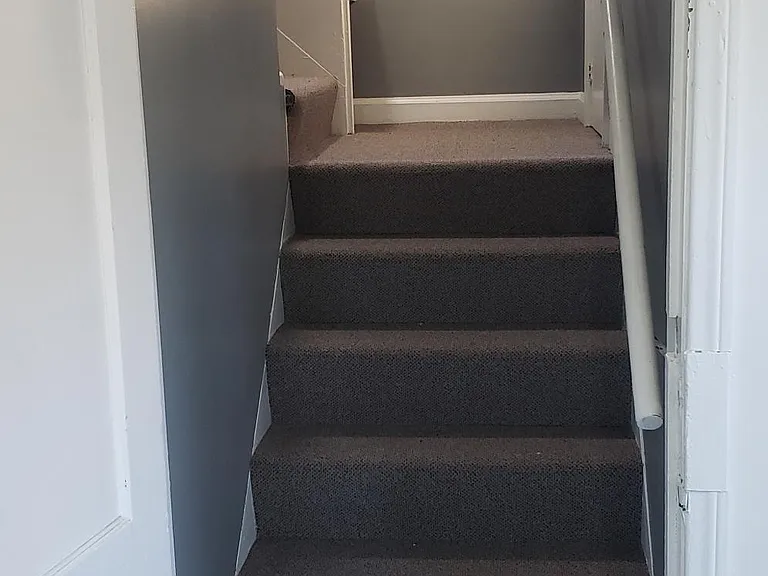 Approach to second floor 650 Sq Ft unit (2 flights of stairs)