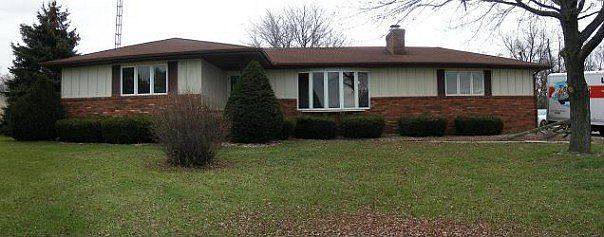Front of the House (the front door is hiding behind the small tree in the middle)