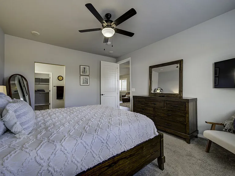 Master Bedroom
There is also a smart TV in this bedroom as well!