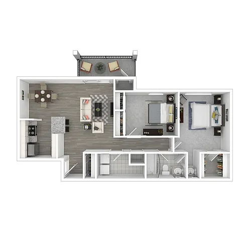 Floor plan Barclay - B1A Income Restrictions Apply (Minimum