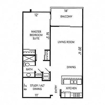 Floor plan Plan C