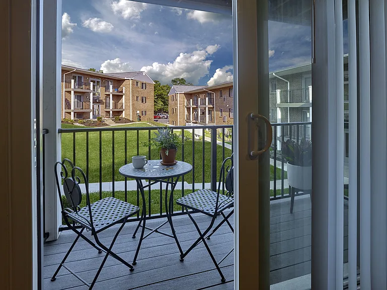 Private Balcony/Patio for you to Enjoy
