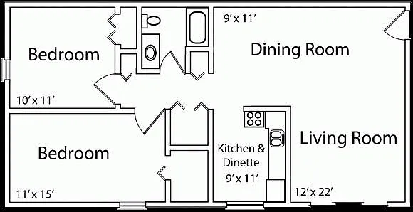 Floor plan Caribbean