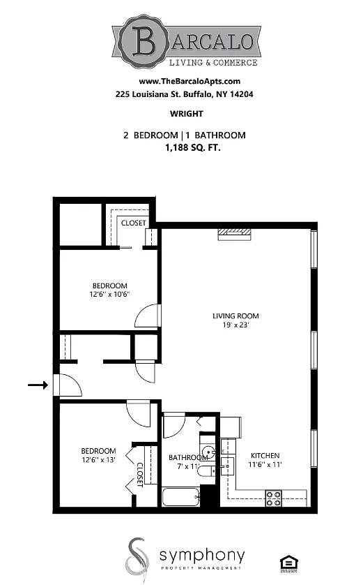 Floor plan Wright