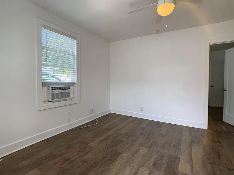 Living room area viewed from front door