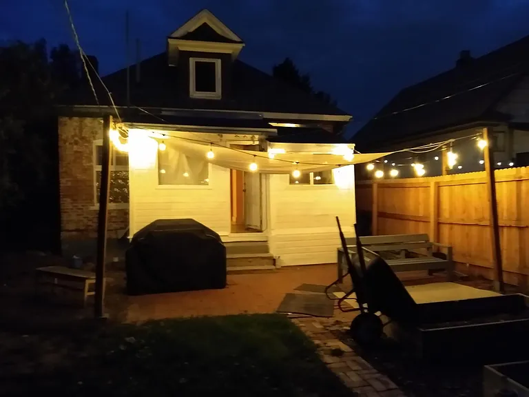 Back of house and patio