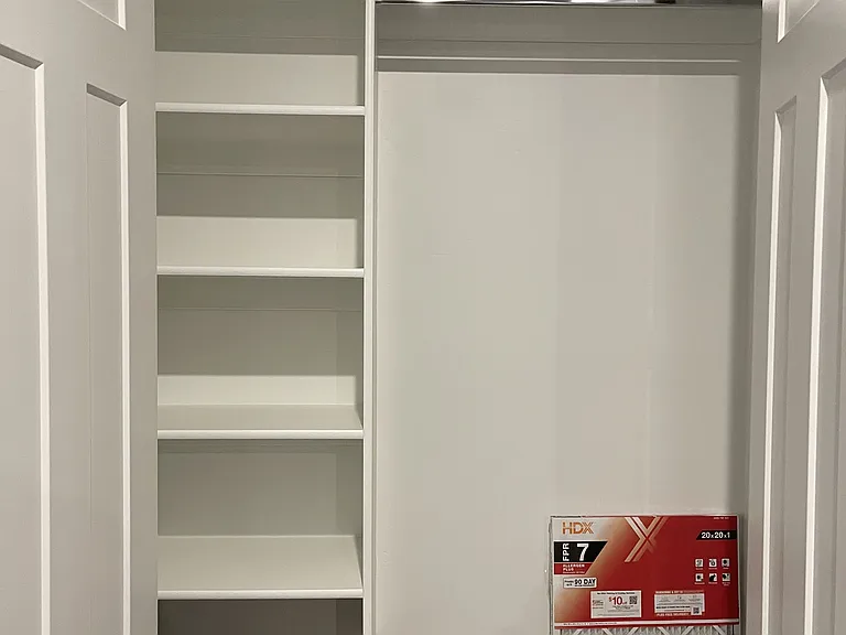 Upstairs linen closet