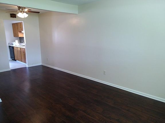 New wood laminate flooring main living area.