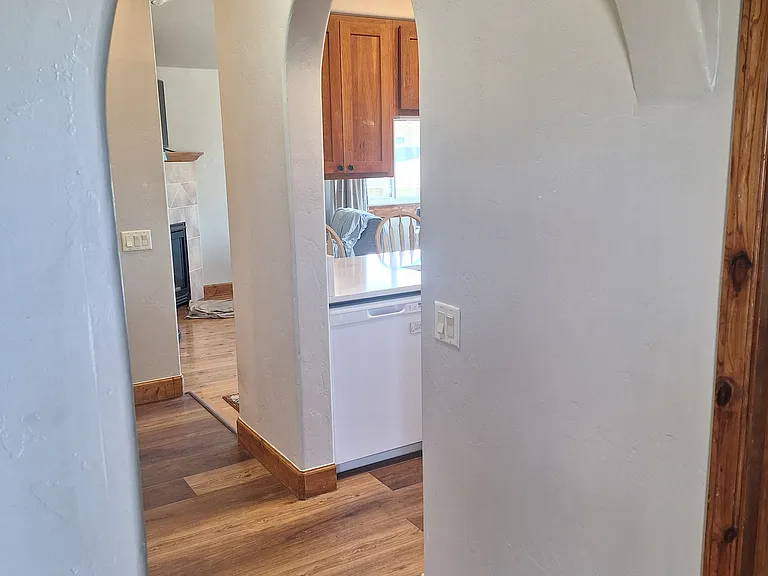 Hallway to kitchen.