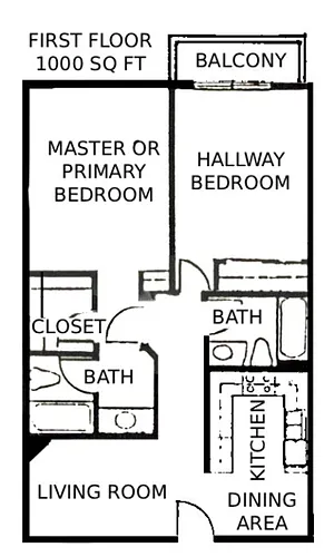 Floor plan First Floor A