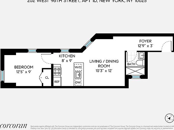 2nd image of 202 W 96th St #1-D