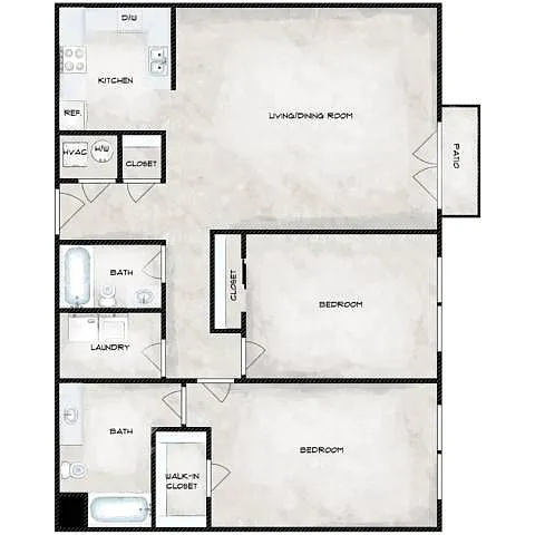 Floor plan 207 / 307