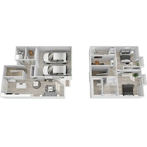 Floor plan 2 Bedroom Plus Den