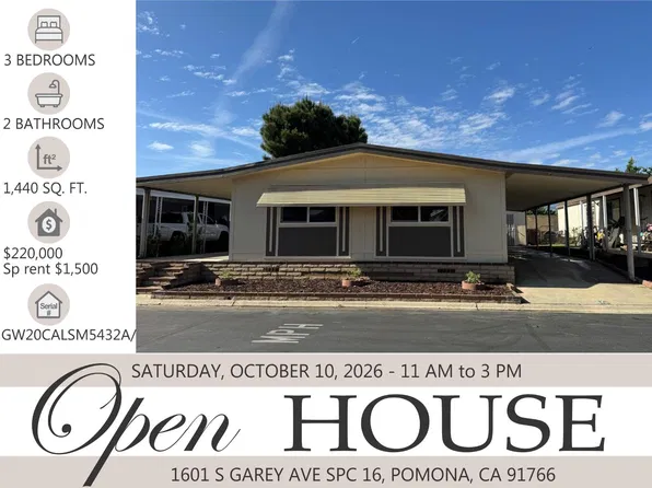 1601 S Garey Ave Space 16, Pomona, CA 91766