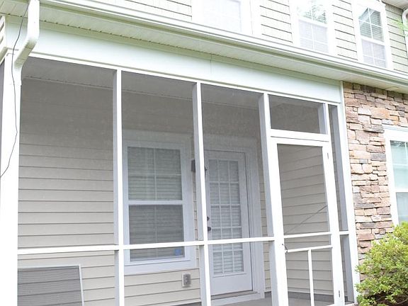 Backside covered porch patio