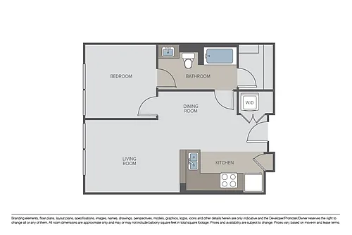 Floor plan Plan 1A