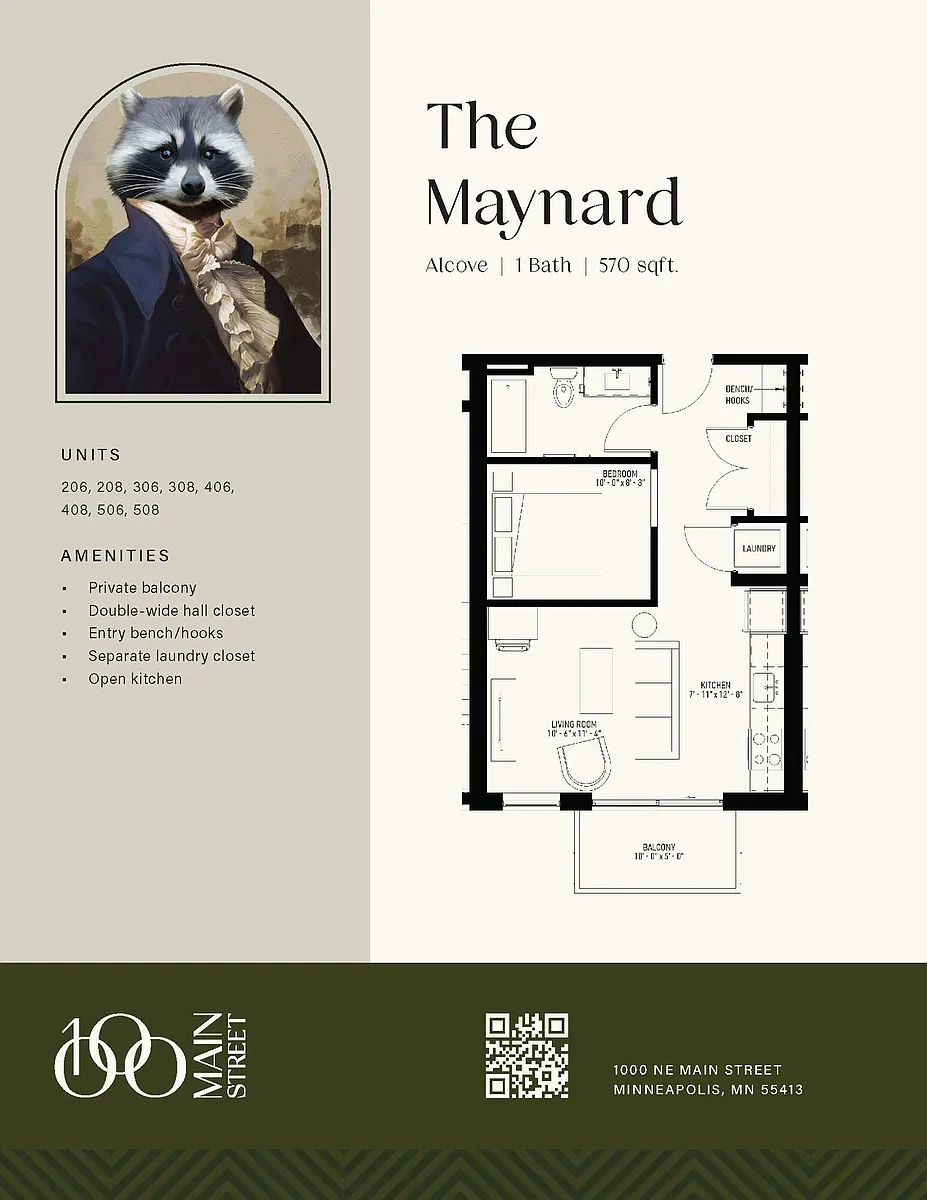 Floor plan The Maynard