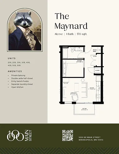 Floor plan The Maynard