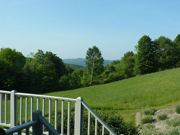Lovely VT Views : Southern exposure off private deck.