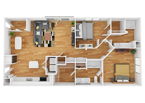 Floor plan B6 | Renovated