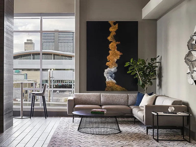 Clubroom Lounge with Direct Pool Access, Lounge Seating, Game Room, and Bar
