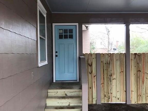 New back/carport entrance 