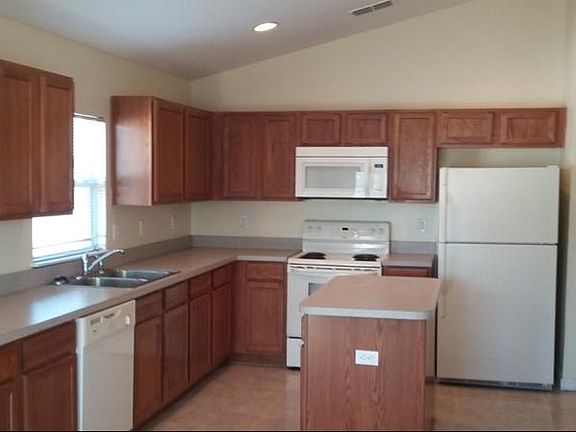 Kitchen with island.