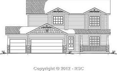 3 CAR GARAGE W/ FRONT PORCH