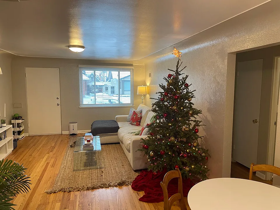 View from entry to kitchen