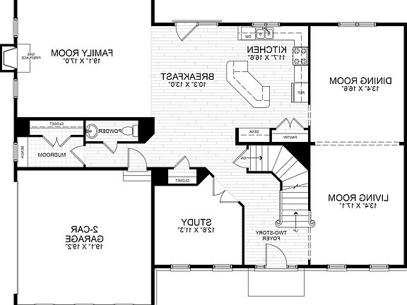 Main Level - Floor Plan 