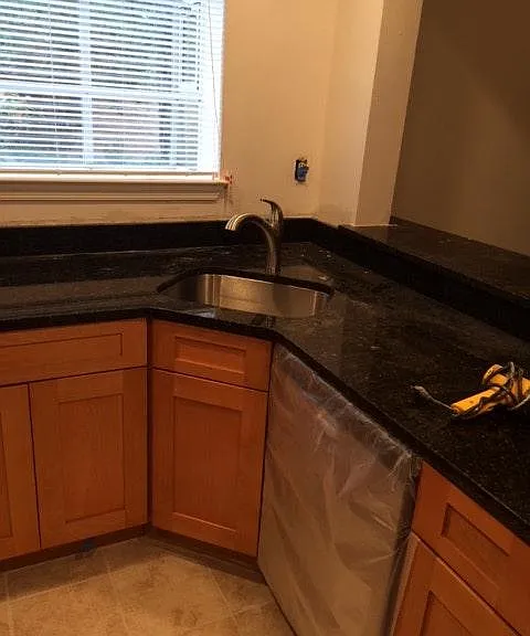 Kitchen view 2, open floor plan