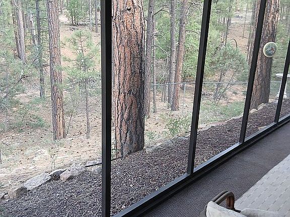 From porch.  Beautiful view