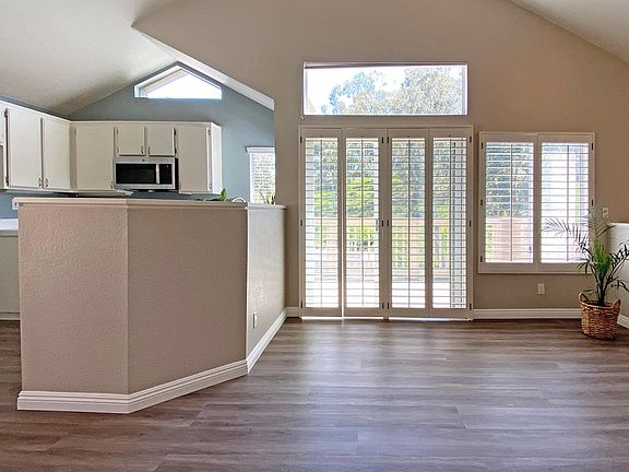 Living area open to deck