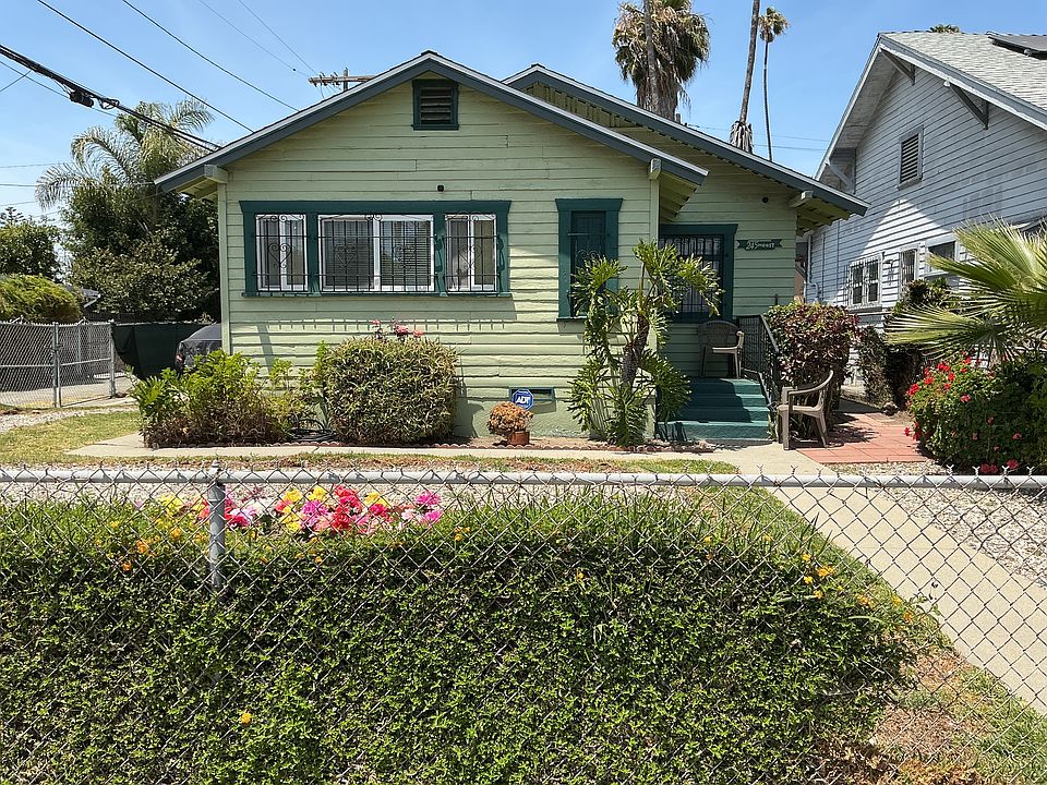 View of the house 245 west 66th st. LA CA 90003