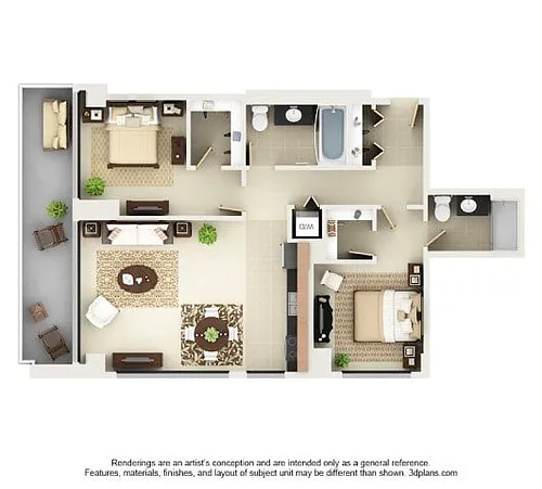 Floor plan B3