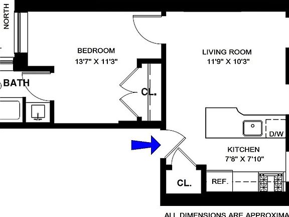 2nd image of 349 E 58th St APT 3F