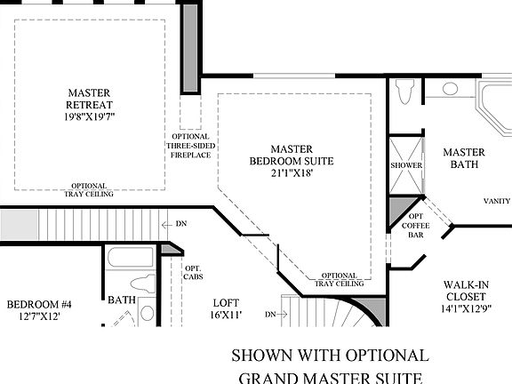 Optional Grand Master Suite
