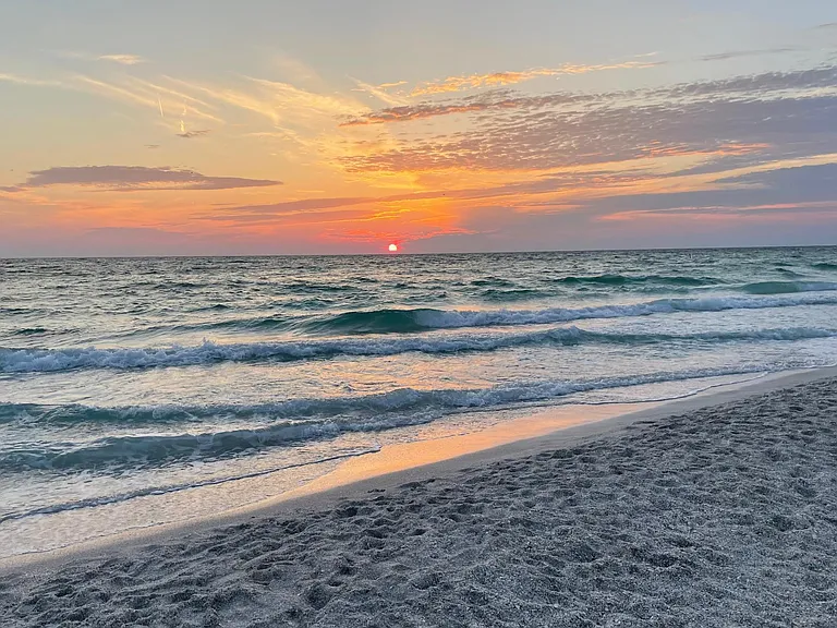 sunset at Bradenton Beach