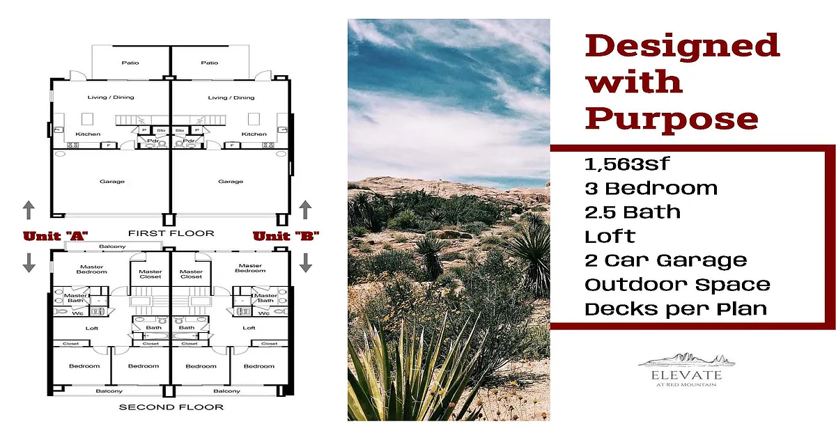 Floor plan B-Plan - Single Balcony End Unit