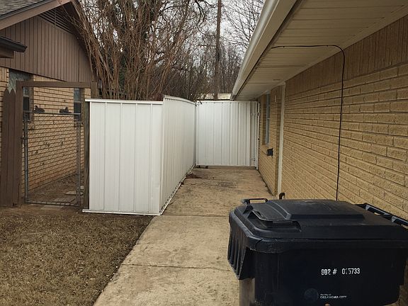 North side with gate