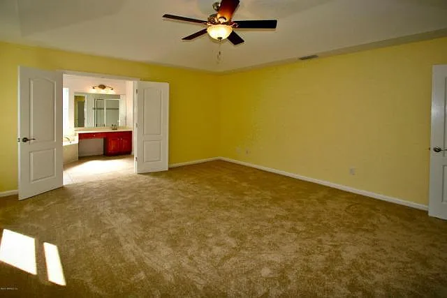 Large master suite with garden tub and separate shower